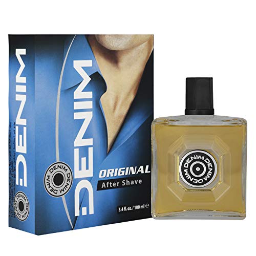 Denim Aftershave for Men - Original Fast Acting Instant Smoothen Freshly Shaved Skin Helps With Razor Burn Fresh and Toned Long Lasting Fragrance 100ML