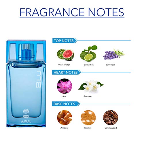 Blu By Ajmal Eau De Parfum For Men, 90Ml