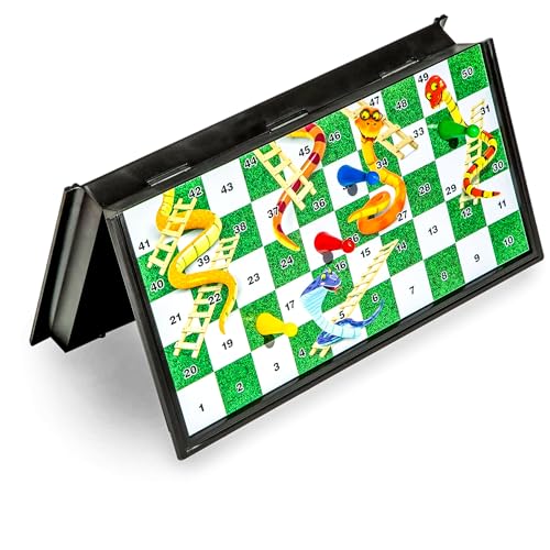 Fitto Snake and Ladder Board Game for Family Fun & Entertainment – Classic Educational Game for Kids & Adults