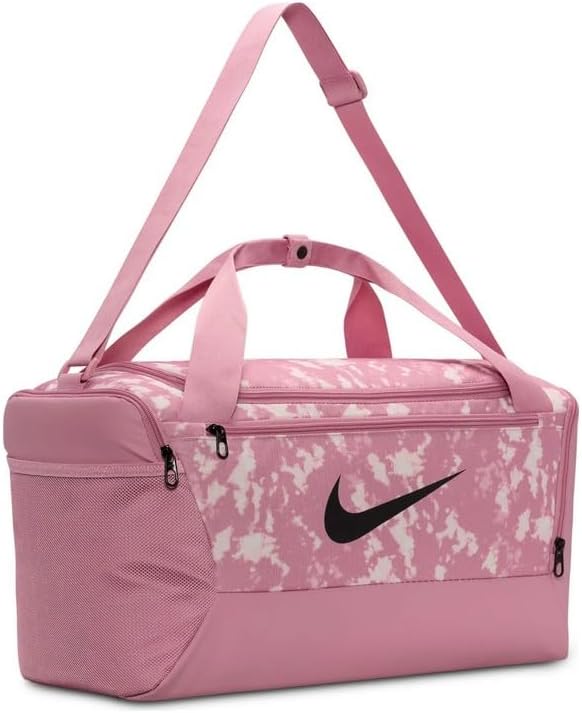 Nike Nk Brsla S Duff - 9.5 Aop Sp25 Bags For Unisex Elemental Pink/Elemental Pink/(Black) 1Size