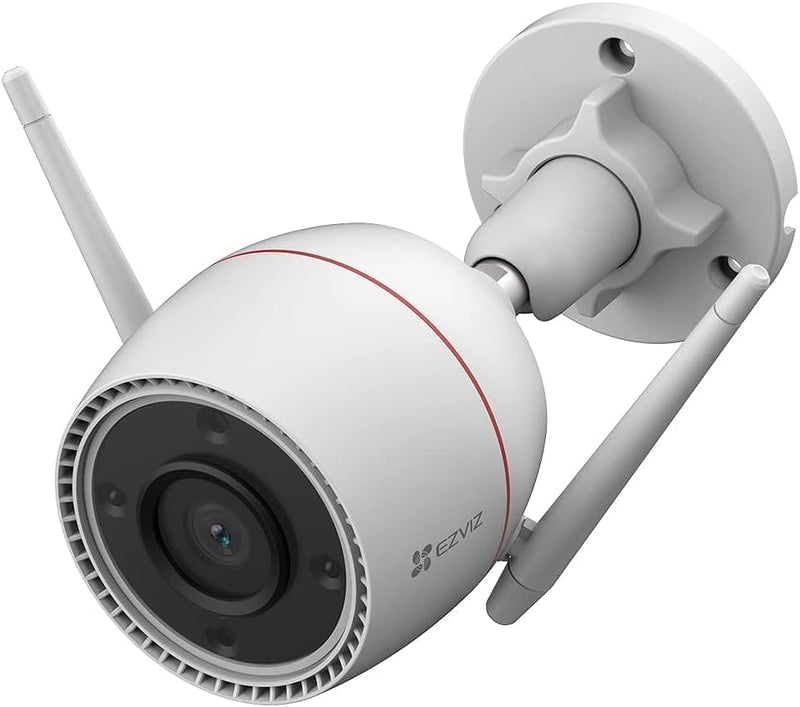 EZVIZ H3c Security Camera, 1080p 2MP Outdoor WiFi Camera CCTV for Home with IR Night Vision, AI Human Shape Detection, Weatherproof Design, Audio Pick-Up, Compatible with Alexa & Google Assistant - 3MP(2K)