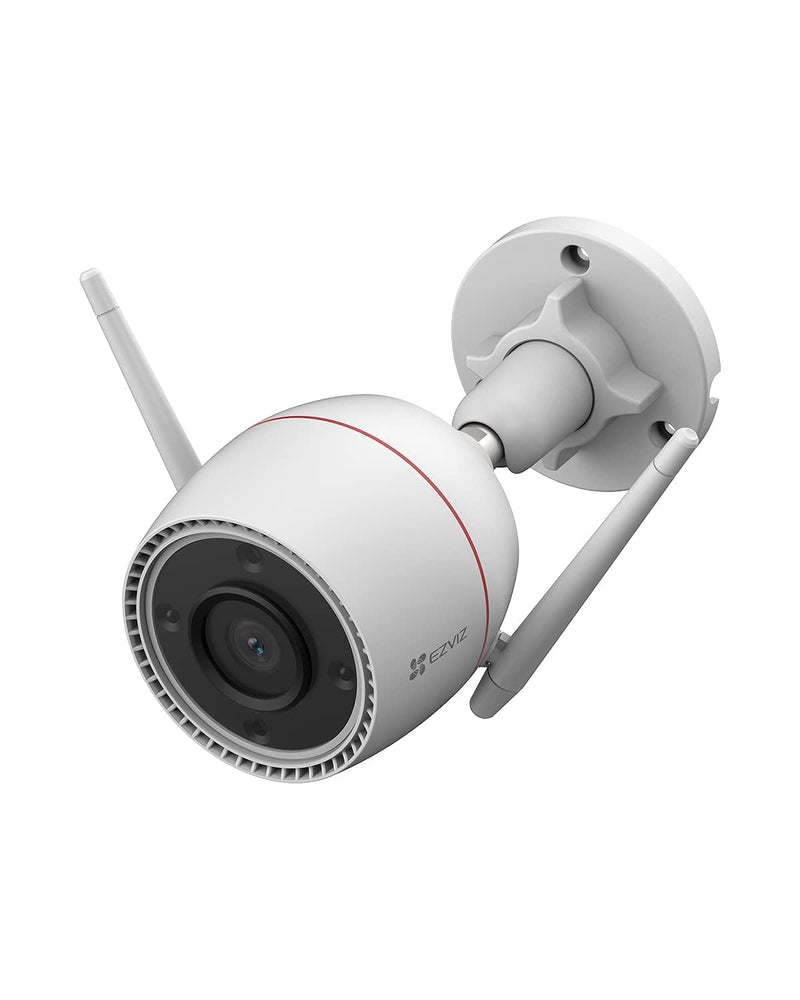 EZVIZ H3c Security Camera, 3MP 2K Outdoor WiFi Camera CCTV for Home with Color Night Vision, AI Human Shape Detection, Active Defense, Weatherproof, Two Way Talk, Customizable Voice, Works with Alexa