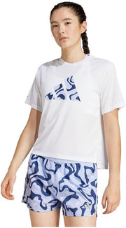 Women Run It Brand Love T-Shirt - White