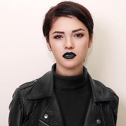 ALMEKAQUZ Fake Collar Detachable Turtleneck,Cotton Women's Mock,Turtleneck Winter Dickey Collar Wrap,for Women Girls White,Black,Cyan,Beige 4Pcs, One Size