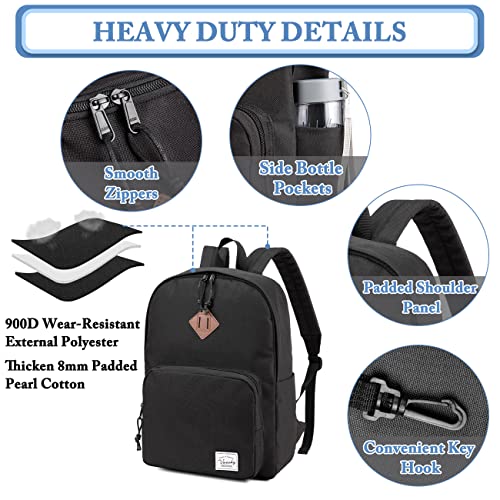 VASCHY Backpack for Women Men, Ultra Lightweight School Bag for Kids Teen Boys Girls, Casual Daypack Work, Travel