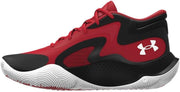 UA GS JET 25 FOOTWEAR for KIDS RED 5