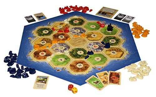 Superheated Neurons Catan Base Game | 3-4 Players | Official Version | English And Arabic Language | Family Game For Ages 10+ | Board Game - Strategy, Original - Made In Germany, 693602