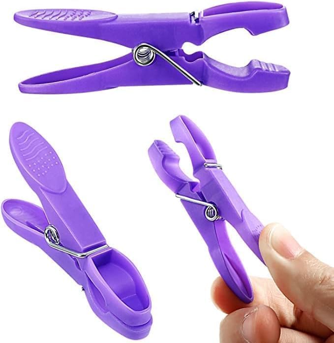 48 Pcs Colorful Plastic Clothes Clips, Heavy Duty Laundry Pegs, Strong Grip for Clothesline, Air Drying, Indoor and Outdoor Use