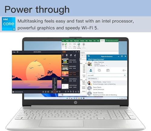 HP 2024 Newest Laptop for Business and Student, 15.6" HD Touchscreen, Intel 6-Core i3-1215U Processor, 16GB RAM, 512GB SSD, lntel UHD Graphics, Windows 11 Home, with Microsoft Office Lifetime License