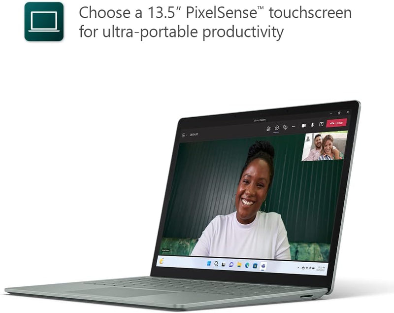 Microsoft Surface Laptop 5 with 13.5" 2256 x 1504 display, Intel i5-1235U, Integrated Iris Graphics, 8GB RAM, 512GB SSD, Windows 11, Black - [R1S-00039], 13.5 Inch UAE Model