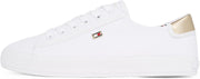 VULC CANVAS LACE UP SNEAKER womens Sneakers - White