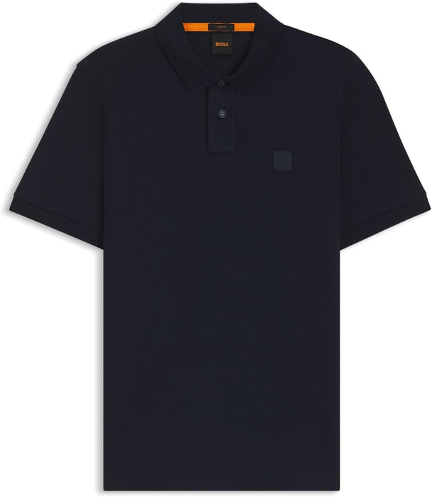 BOSS Men's Passenger Slim Fit Stretch Cotton Polo Shirt with Logo Patch