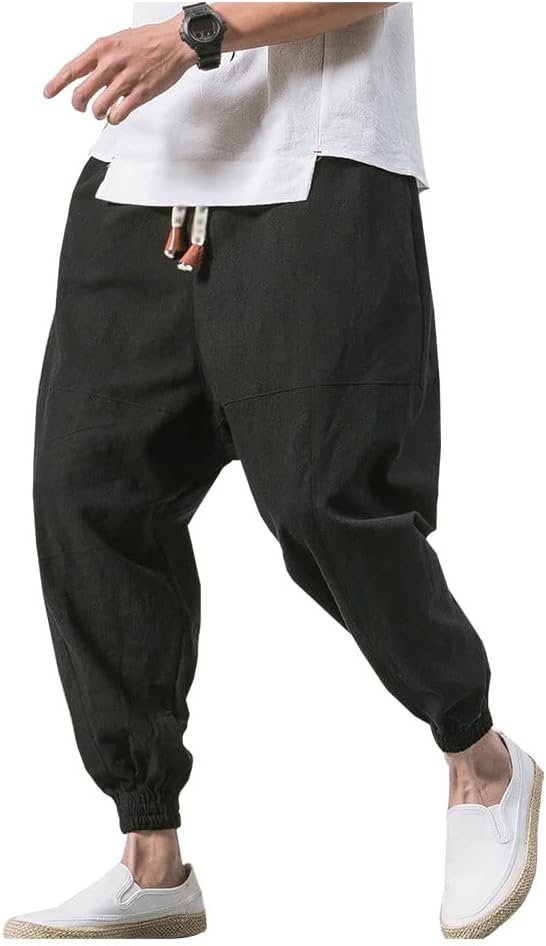 mens 6-J7892-US-LIF Harem - Black