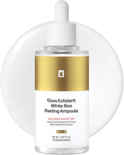 White Rice Peeling Ampoule, 75% Rice Extract, Gentle Peeling Care for Face & Body, With Kojic Acid & Niacinamide, Korean Skincare, 85ml / 2.87 fl. oz