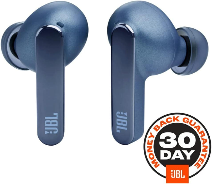 JBL Live Pro 2 True Wireless Noise Cancelling Earbuds, JBL Signature Sound, Smart Ambient, 40H Battery, 6 Microphones, Oval Tube, Multi-Point Connection, IPX5 Water Resistant - Black, JBLLIVEPRO2BLK