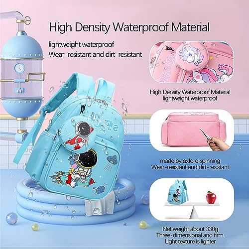Toddler Backpack Cute Cartoon Schoolbag Lightweight Bookbags Daypack School Backpack with Adujustable Strap Small Preschool School Bag with Coin Pocket for Girls Boys