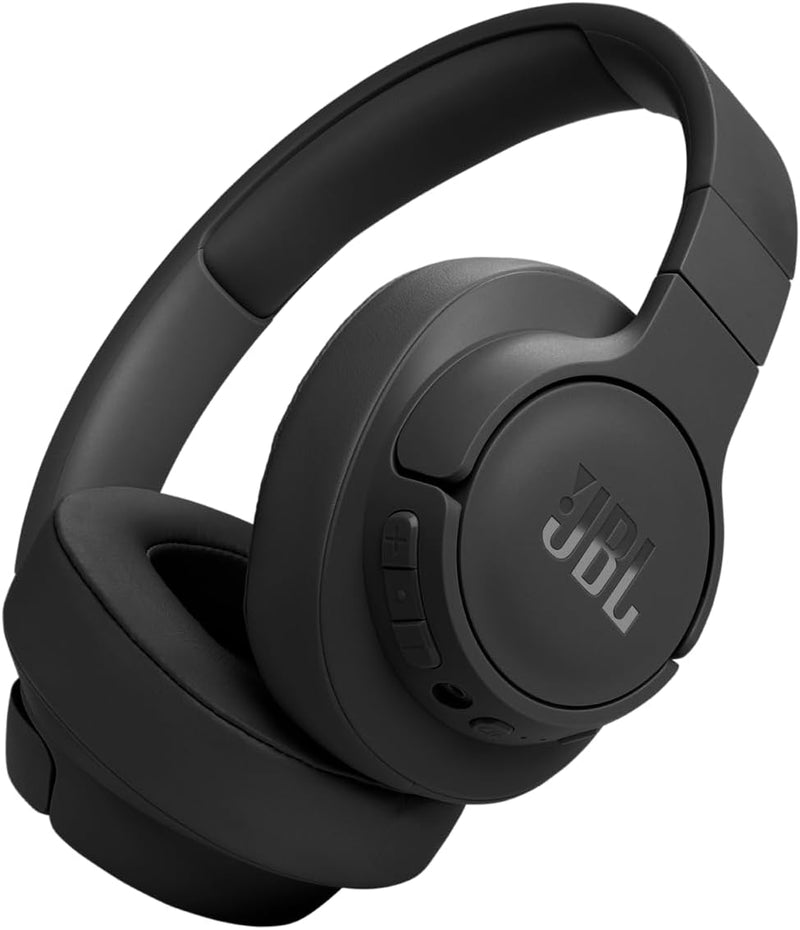JBL Tune 720BT Wireless Over-Ear Headphones, Pure Bass Sound, Bluetooth 5.3, 76H Battery, Hands-Free Call, Multi-Point Connection, Foldable, Detachable Audio Cable - Black, JBLT720BTBLK - Tune 770 NC black
