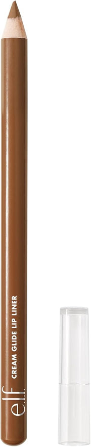 e.l.f. Cream Glide Lip Liner, Lip Shaping & Modeling, Highly Pigmented Pen, Semi-Matte Finish, Vegan & Cruelty Free, Mauve Aside - Spill The Tea