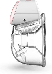 Eacam BB-P1 Wearable Breast Pump Hands Free Electric Single Portable Wearable Breast Cup 8oz/ 240ml BPA-free 3 Modes 10 Suction Levels Comfort Breastfeeding Milk Collector with 24mm Flange - 2 Sets & 28mm Pink