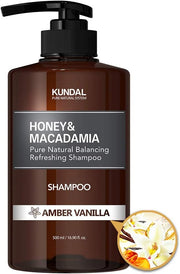 Honey & Macadamia, Shampoo, Cherry Blossom, 16.90 fl oz (500 ml) - Amber Vanilla
