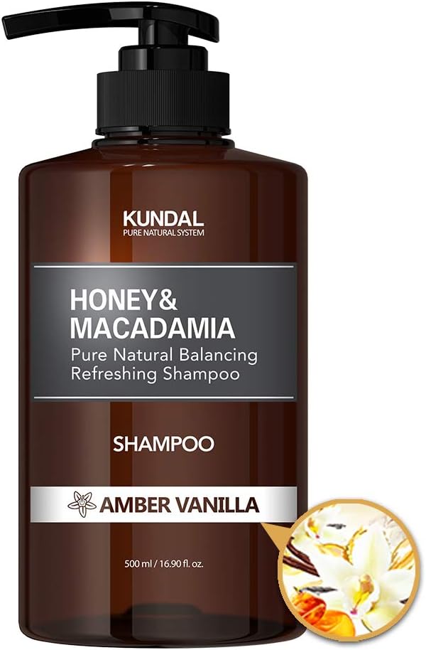 Honey & Macadamia, Shampoo, Cherry Blossom, 16.90 fl oz (500 ml) - Amber Vanilla