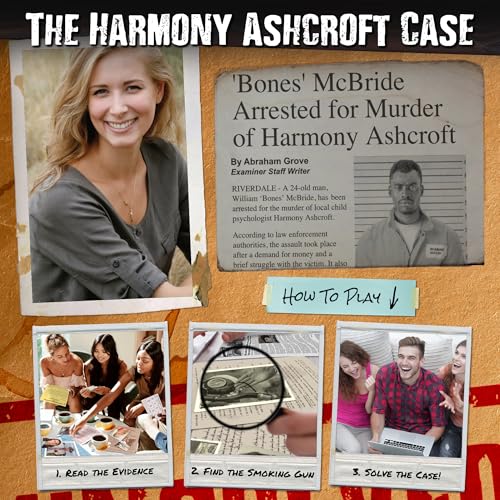 Unsolved Case Files: Cold Case Murder Mystery Game: Who Murdered Harmony Ashcroft? | Can You Solve The Crime?