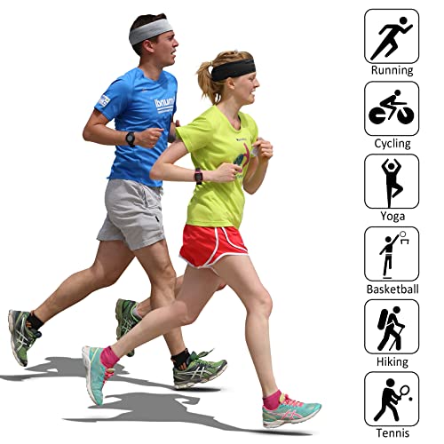 TERSE Hair Bands for Women's Hair Thin Cloth Headbands for Women Soft Stretchy Head Bands Solid Hair Hands