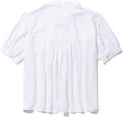 Womens Fashion Shirt U-0355-4701 Button Down Shirt (pack of 1) - White