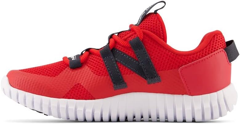 New Balance Kids’ Playgruv V2 Bungee, True Red/Phantom, 2 Infant