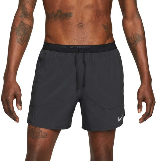 Men's Df Stride 5in Shorts - BLACK/BLACK/(REFLECTIVE SILV)