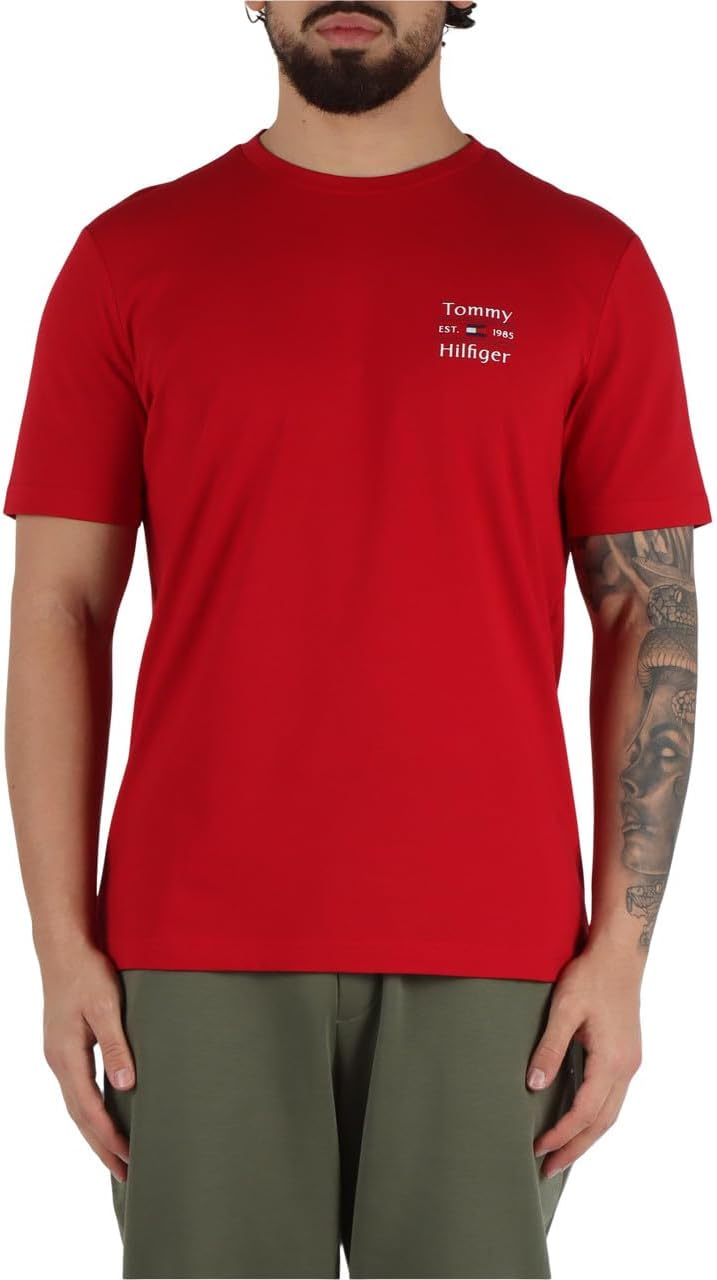 TOMMY HILFIGER mens HILFIGER STACK TEE T-Shirt (pack of 1)