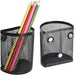 sddjqy Magnetic Pencil Holder - Locker Accessories, Magnetic Pen Holder for Refrigerator for Home School and Office, Black