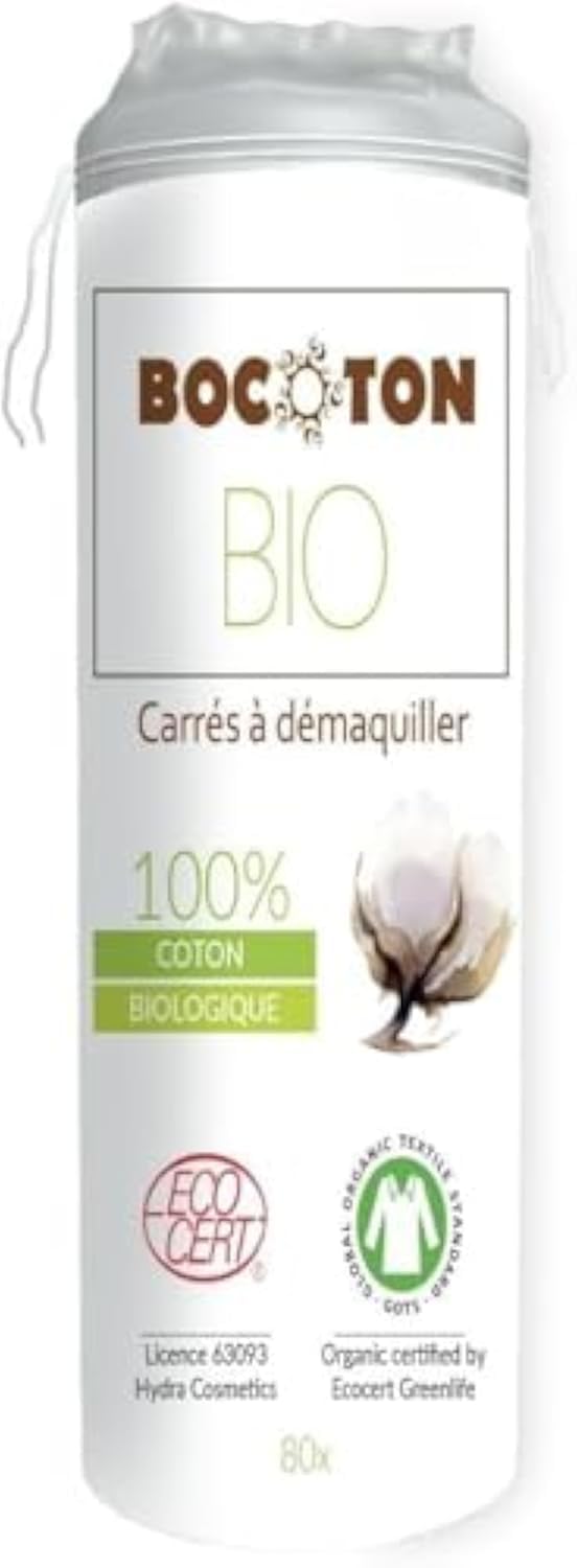 Ni Zmir Bocoton 100% Organic Bio Cotton Pads For MakEUp 80X , Clear