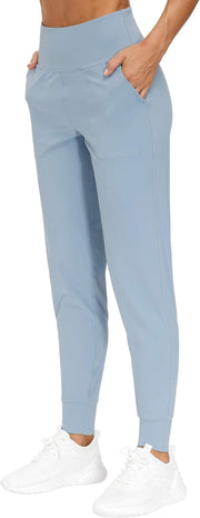 Women's Joggers Pants Lightweight Athletic Leggings Tapered Lounge Pants for Workout, Yoga, Running - BlackDenim Blue
