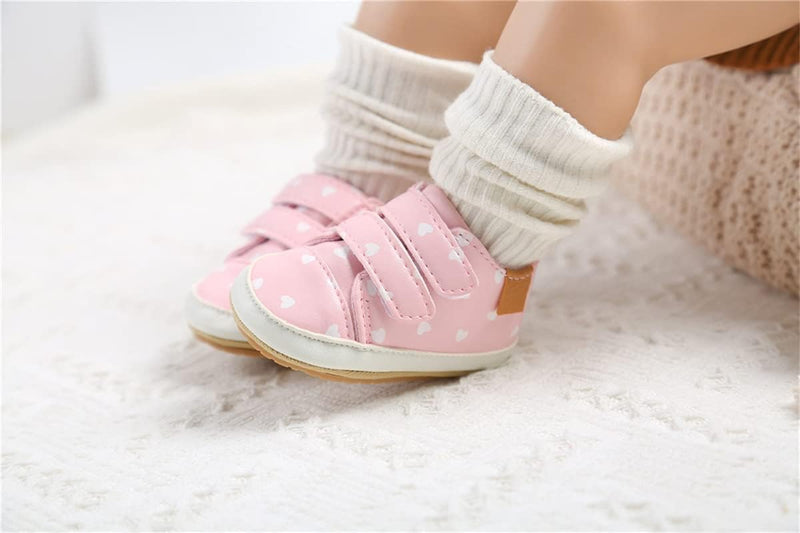 Baby Shoes Boys Girls Infant Sneakers Non-Slip Sole Toddler Crib First Walker Shoes Flat Lazy Shoe