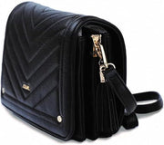 Camila Vegan Leather Women Crossbody HandBags for Stylish Fashion Ladies and Women Office and Travel Shoulder Bag for College Handbag Birthday for Girls & Women for Wife - Camila Black
