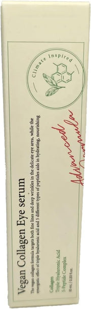 The Original Vegan Collagen Eye Serum with Triple Hyaluronic Acid and 5 Peptide Complex from South Korea