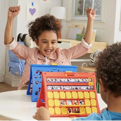 Hasbro Gaming Guess Who? Original Guessing Game, Board Game for Kids Ages 6 and Up For 2 Players, Easy to Load Frame, Double-Sided Character Sheet