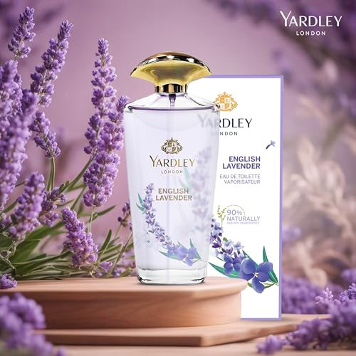 Yardley English Lavender, Floral Aromatic Freshness, Relaxing And Calming Scent, Edt 125 ml