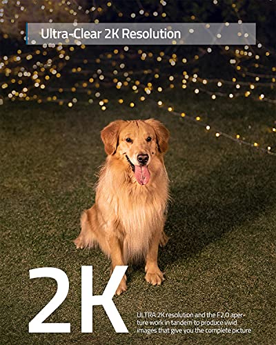 eufy Security Solo OutdoorCam, All-in-One Outdoor Security Camera with 2K Resolution, Spotlight, Color Night Vision, No Monthly Fees, Wired Camera, Security Camera Outdoor, IP67 Weatherproof