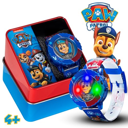 Accutime Kids Paw Patrol Digital LCD Quartz Wrist Watch, Cool Inexpensive Gift & Party Favor for Toddlers, Boys, Girls, Adults All Ages