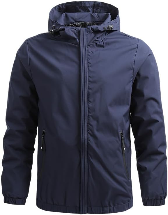 Men Water Resistant Mountain Shell Jacket Ski Jacket Wind Resistant Jacket Winter Warm Jacket for Camping Hiking Skiing
