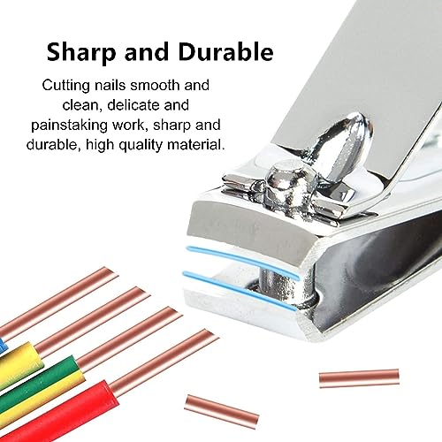 ACHKO Manicure Set Nail Clippers Pedicure Kit, 7 Pieces Stainless Steel Manicure Kit, Toe Finger Nail Clippers Personal Care Tools for Home, Workplace, Outdoor Travel, Gift Giving, Beauty Salon
