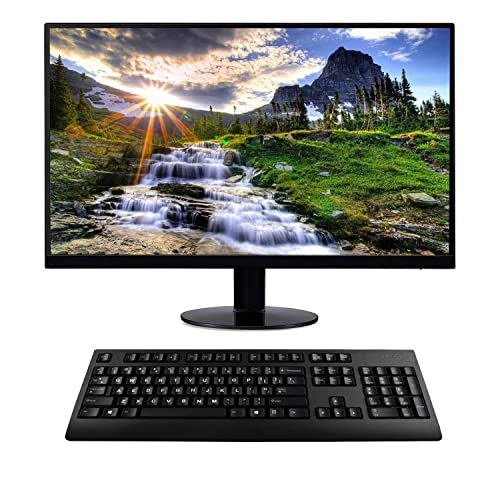 MUBUY-GOL 2 Pack Universal Arabic Keyboard Stickers, Black Background with White Lettering for Computer Laptop Notebook Desktop, Replacement Computer Keyboard Stickers (Arabic)