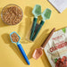 Wasise Food Clips Bag Sealing Clip - 16 Pcs 4 Colours Bag Clips for Food Storage, Multi-function Magnetic Storage Box Refrigerator Magnet, Measuring Quantitative Spoon Snack Kitchen Sealing Clip
