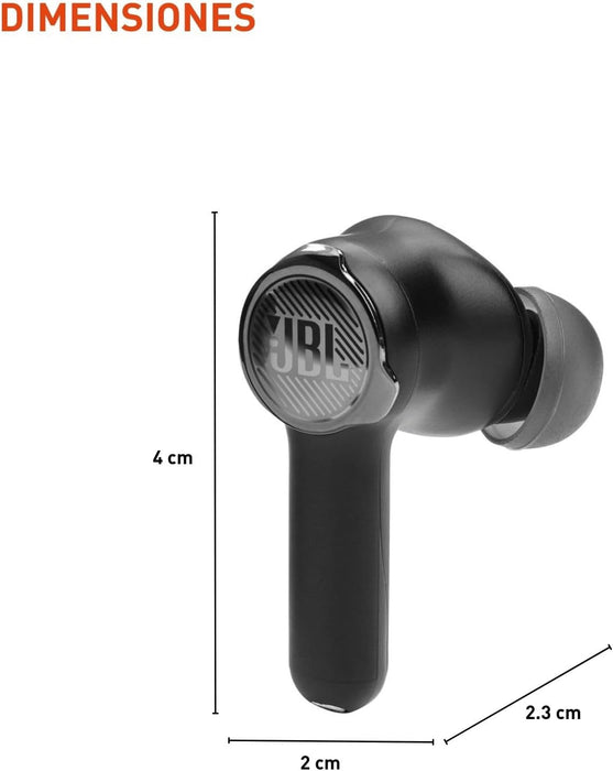 JBL Quantum TWS - True Wireless Noise Cancelling Gaming Earbuds, Fast Pair Dual Source, 6 beamforming mics, IPX4 Water Resistant, Up to 8hrs Playtime with 16hr of Backup in The case (Black)