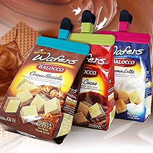 YYTONG Bag Sealing Clips for Food, Seal Food Storage Bag Clip, Kitchen Chip Bag Clips, Snack Bags, Plastic Cap Sealer Clips, Great for Kitchen Food Storage and Organization (Blue)
