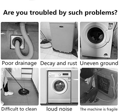 4 pack,Washing Machine Foot Pads for Anti-vibration and Anti-Walk, washer Rubber Isolation Feet