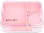 3/4/5 Compartment Convertible Bento Lunch Box with Gravy Bowl, Pink