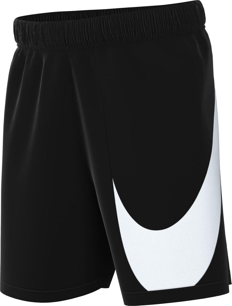 unisex-child Dri-Fit MULTI+ SWOOSH Casual Shorts - BLACK/WHITE/BLACK